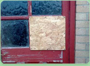 boarded up Stroud